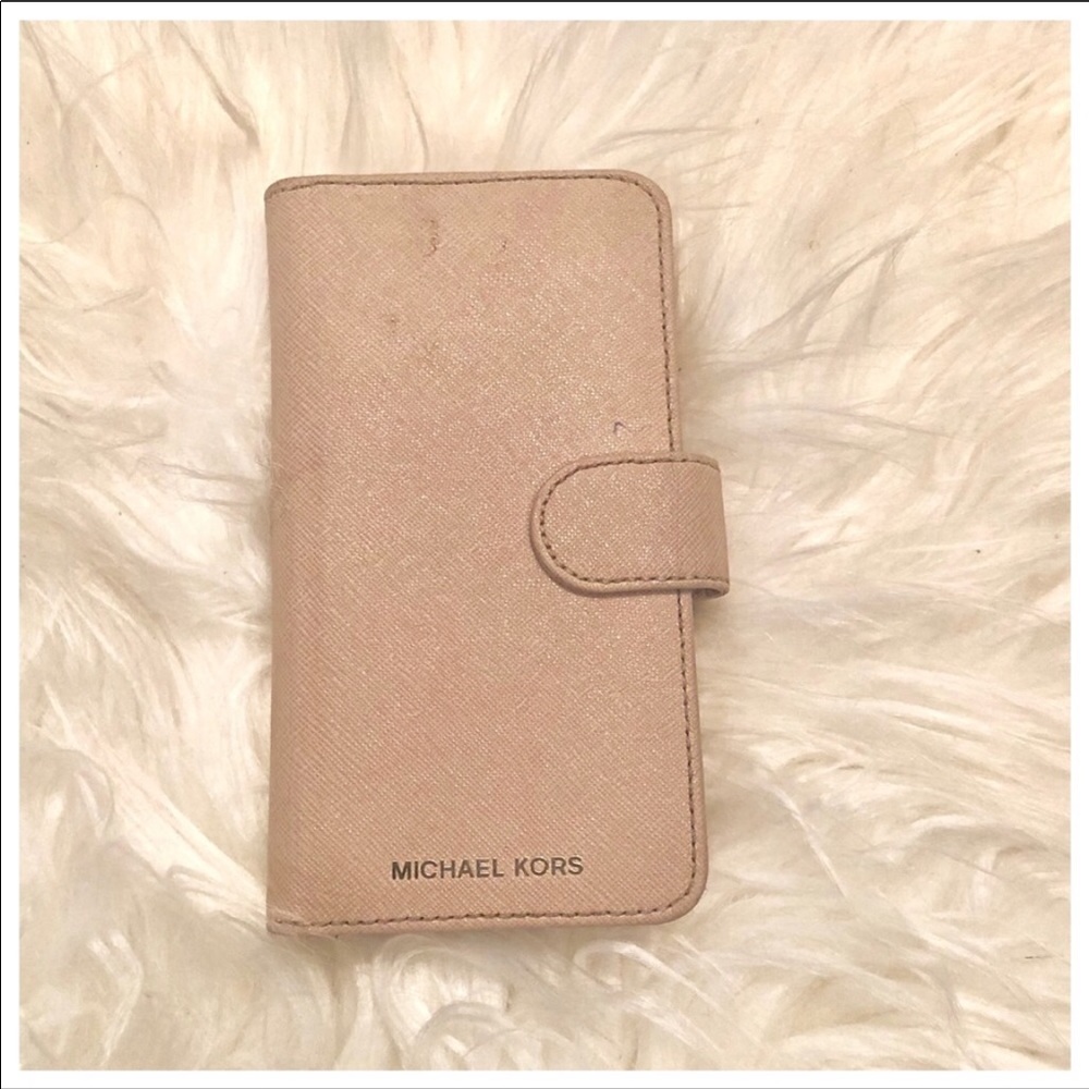 Michael Kors Saffiano iPhone X Case Blush